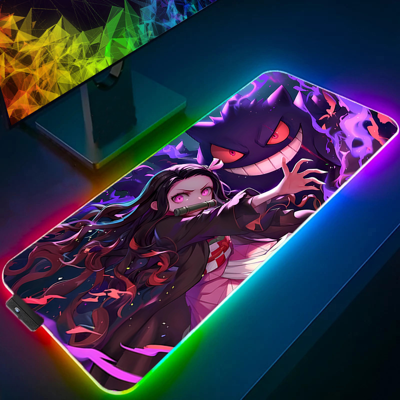 Rgb Keyboard Wrist Rest - Grand tapis de souris rvb, pour