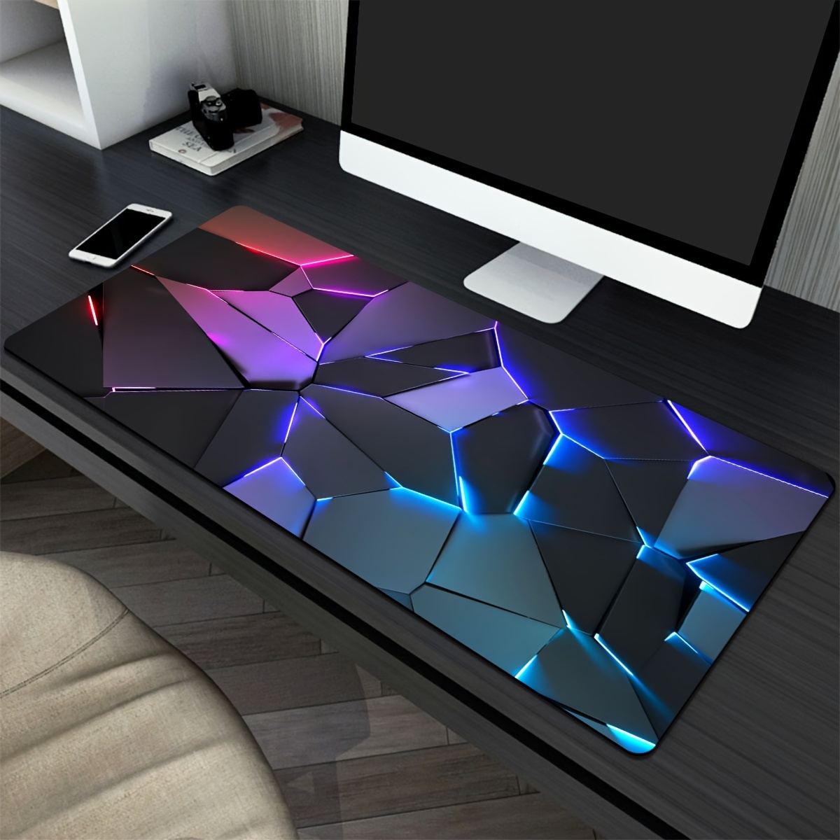 Rgb Keyboard Wrist Rest - Tapis de souris RGB à géométrie