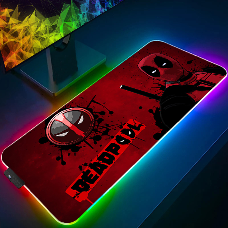 Rgb Keyboard Wrist Rest - LED tapis de souris jeu rétro-éclairage
