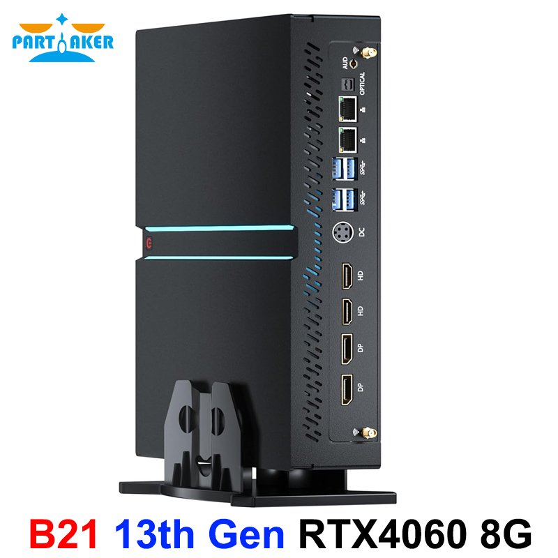 Pc Gaming Rtx 4060 - Mini PC Partaker 13e génération Intel