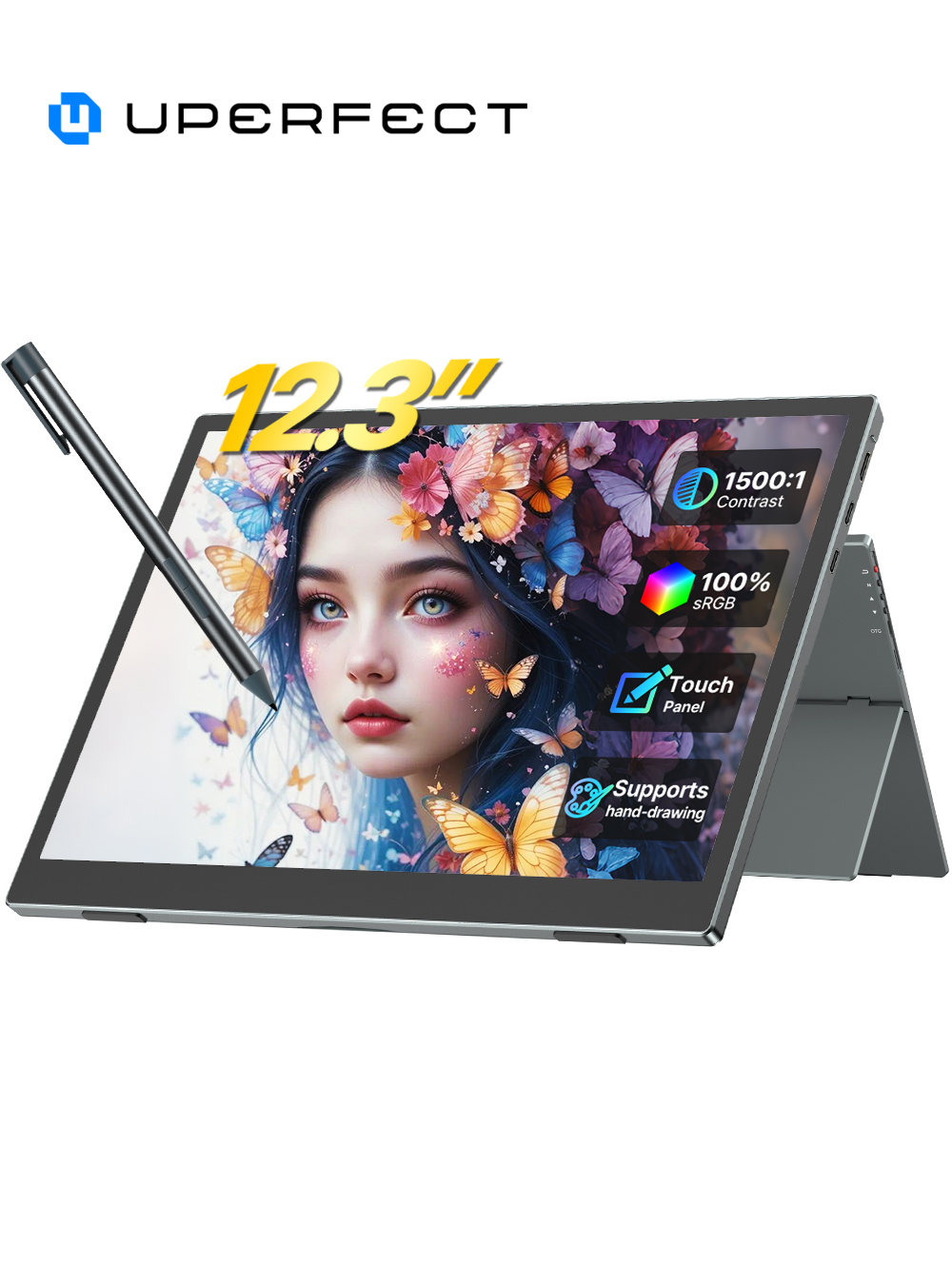 Pc Gaming Y60 - Moniteur tactile portable UPERFECT, écran externe