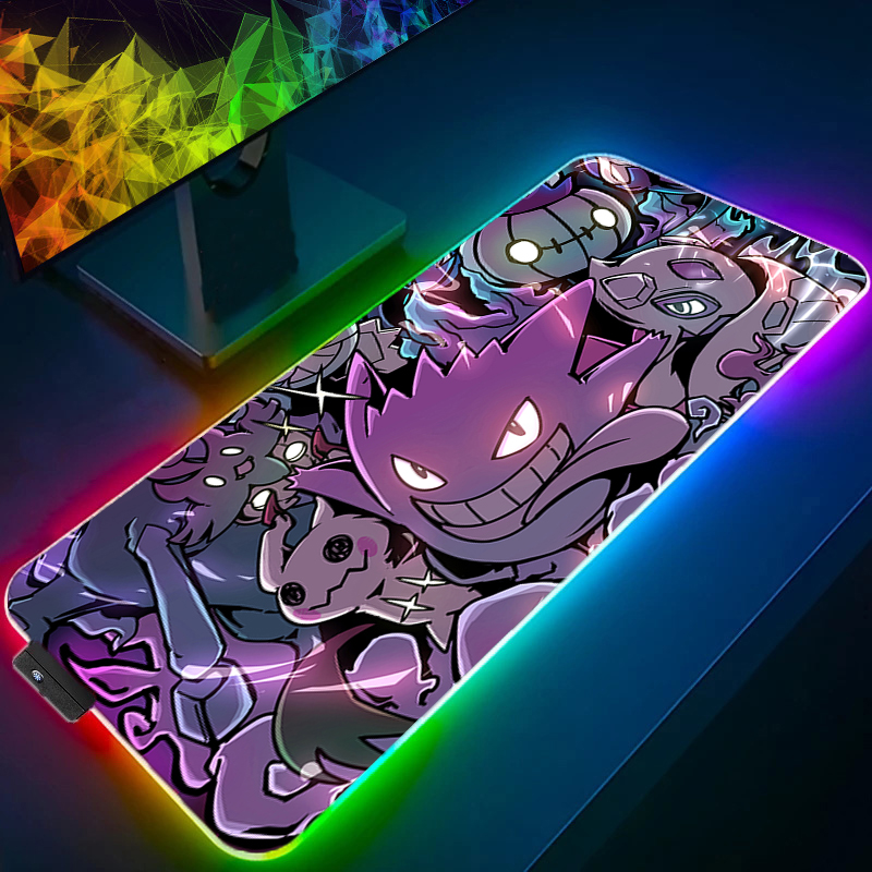 Rgb Keyboard Wrist Rest - Lumière LED tapis de souris tapis