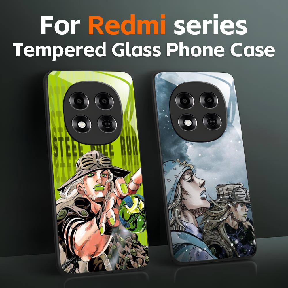 Pc Case Tempered Glass - Coque de téléphone Anime JOJO Steel