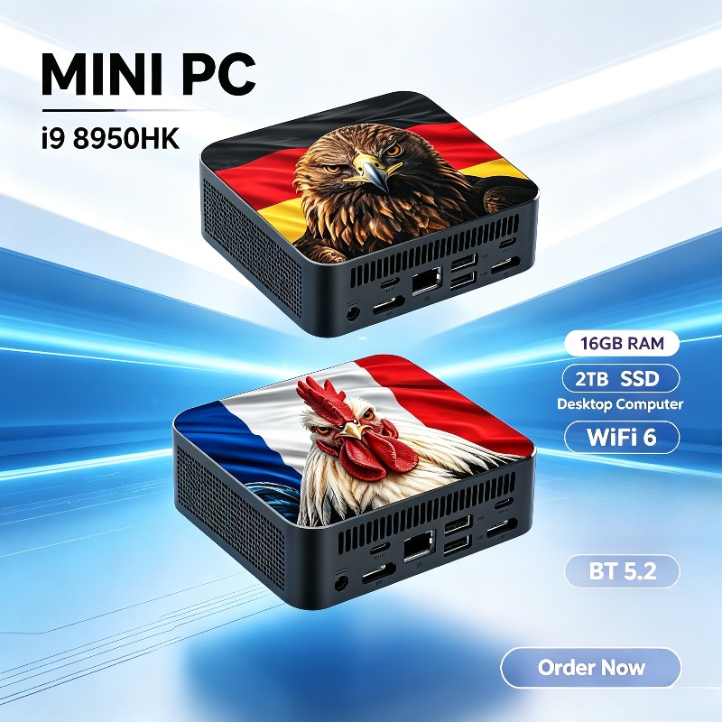 Pc Gaming Gaming - Ordinateur de jeu de bureau compact
