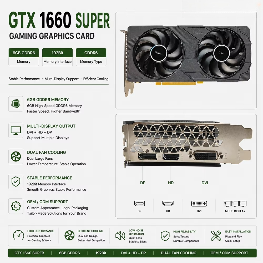 Carte graphique GTX 1660 Super - Pc Gaming Gtx 1660 Super avis et prix