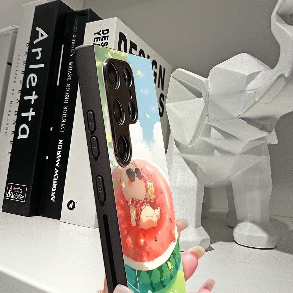 Coque de téléphone motif chat  - Pc Case Tempered Glass avis et prix