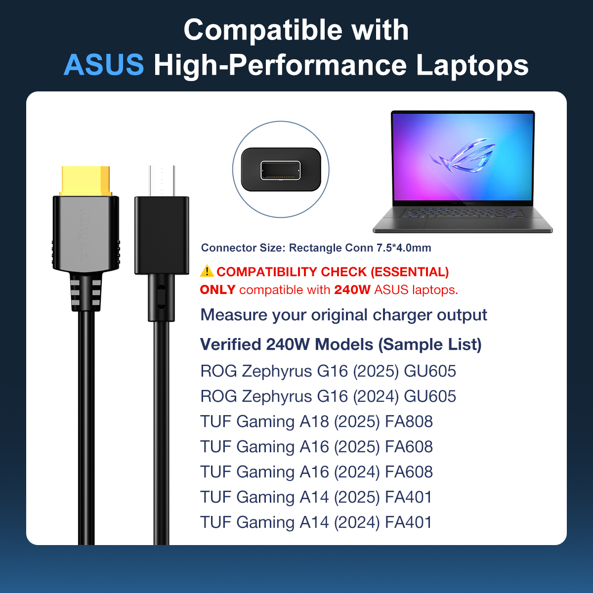Chargeur d'ordinateur portable - Pc Gaming Rog avis et prix