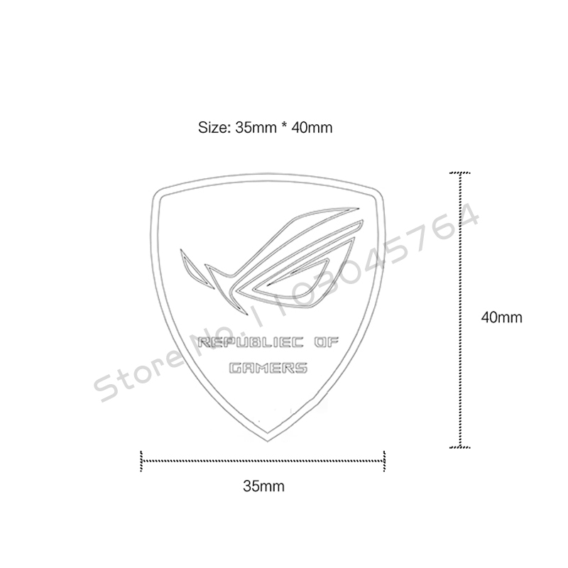Autocollant en aluminium pour  - Pc Gaming Rog avis et prix