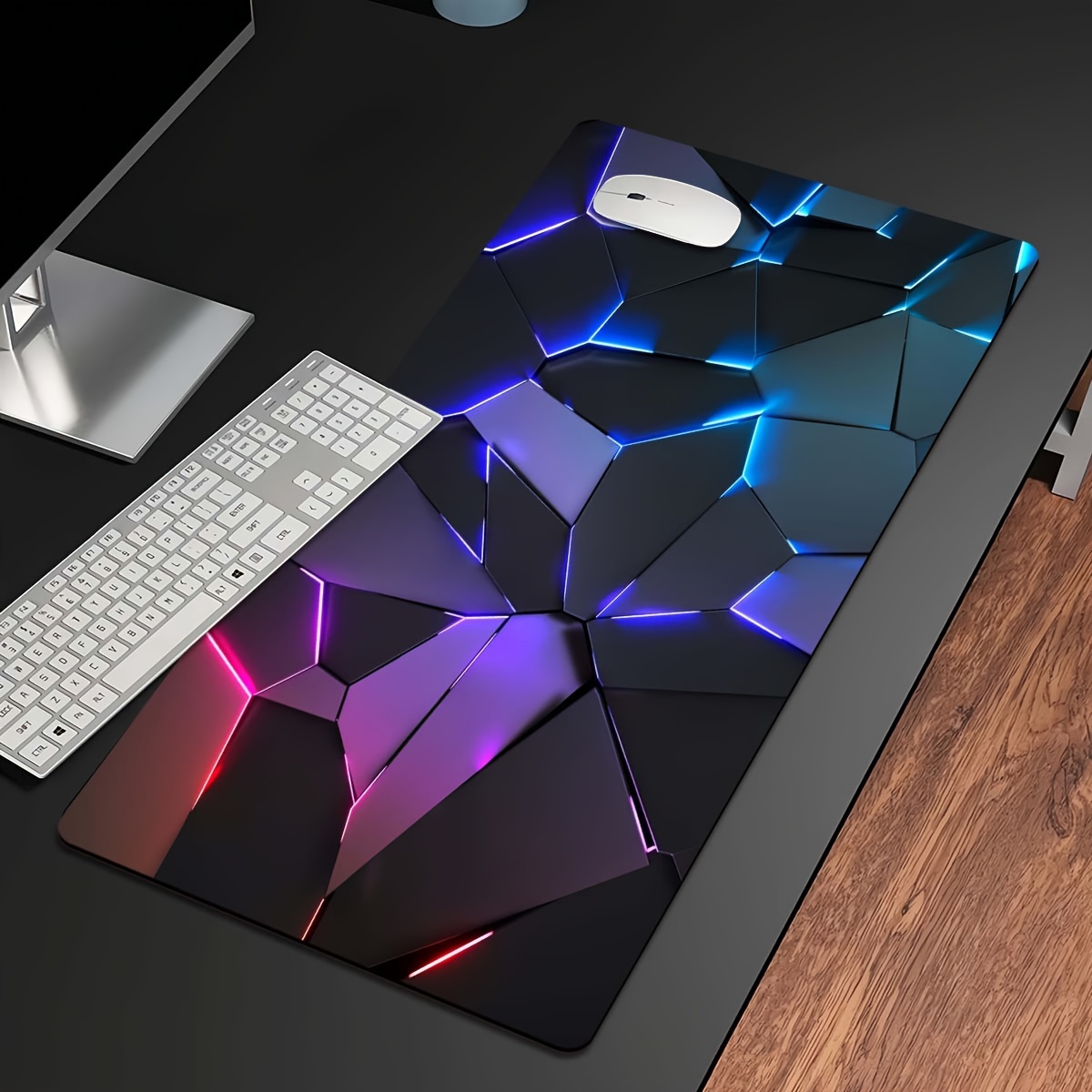 Tapis de souris RGB à géométri - Rgb Keyboard Wrist Rest avis et prix