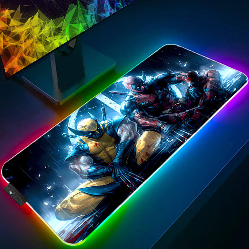 LED tapis de souris jeu rétro- - Rgb Keyboard Wrist Rest avis et prix