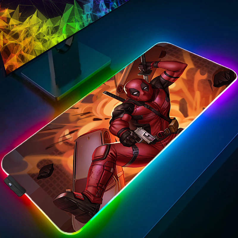 LED tapis de souris jeu rétro- - Rgb Keyboard Wrist Rest avis et prix
