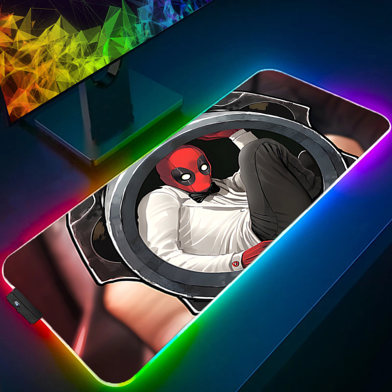 LED tapis de souris jeu rétro- - Rgb Keyboard Wrist Rest avis et prix