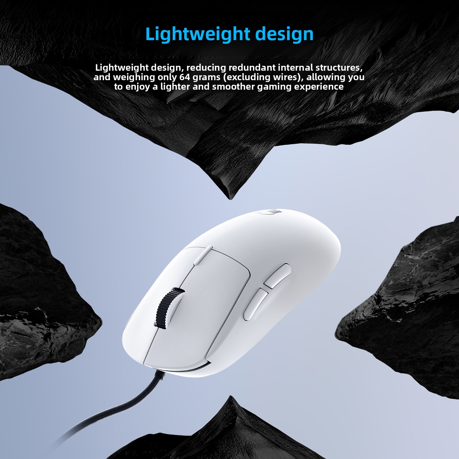 Souris sans fil légère à trois - Pc Gaming Y60 avis et prix