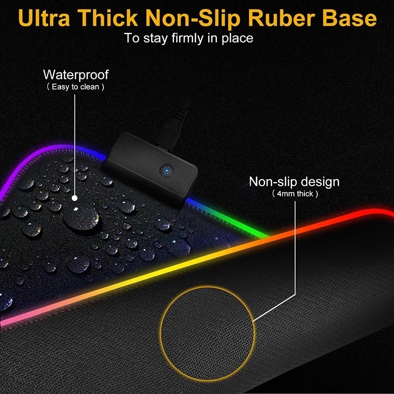 Lumière LED tapis de souris RG - Rgb Keyboard Wrist Rest avis et prix