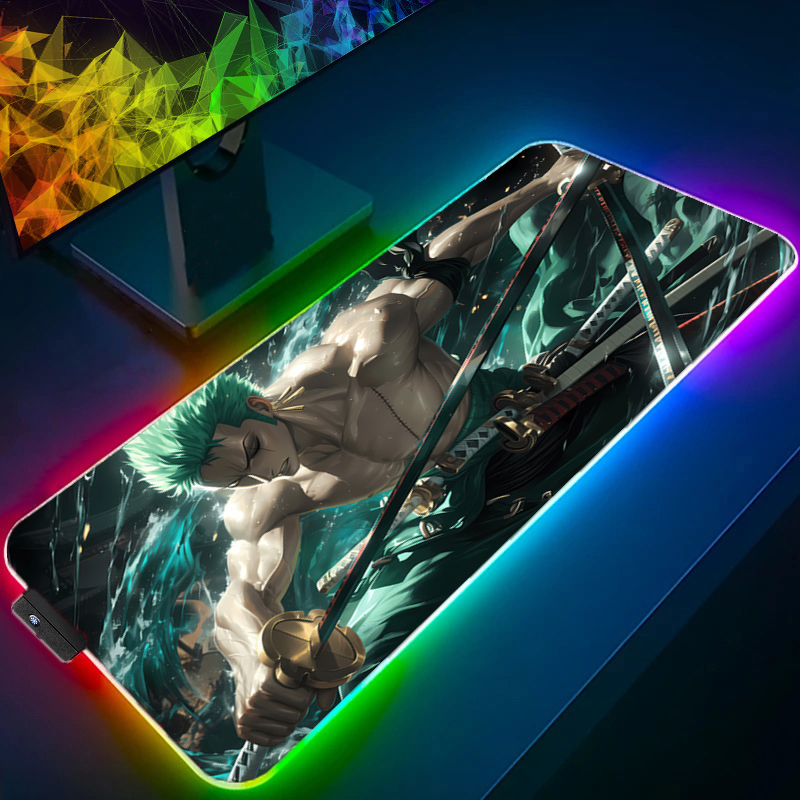 ONE PIECE Zoro tapis de souris - Rgb Keyboard Wrist Rest avis et prix