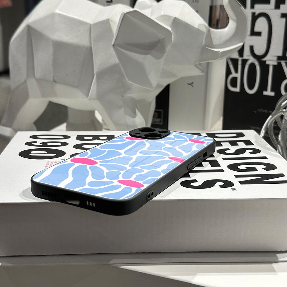 Coque de téléphone Clmj à fleu - Pc Case Tempered Glass avis et prix