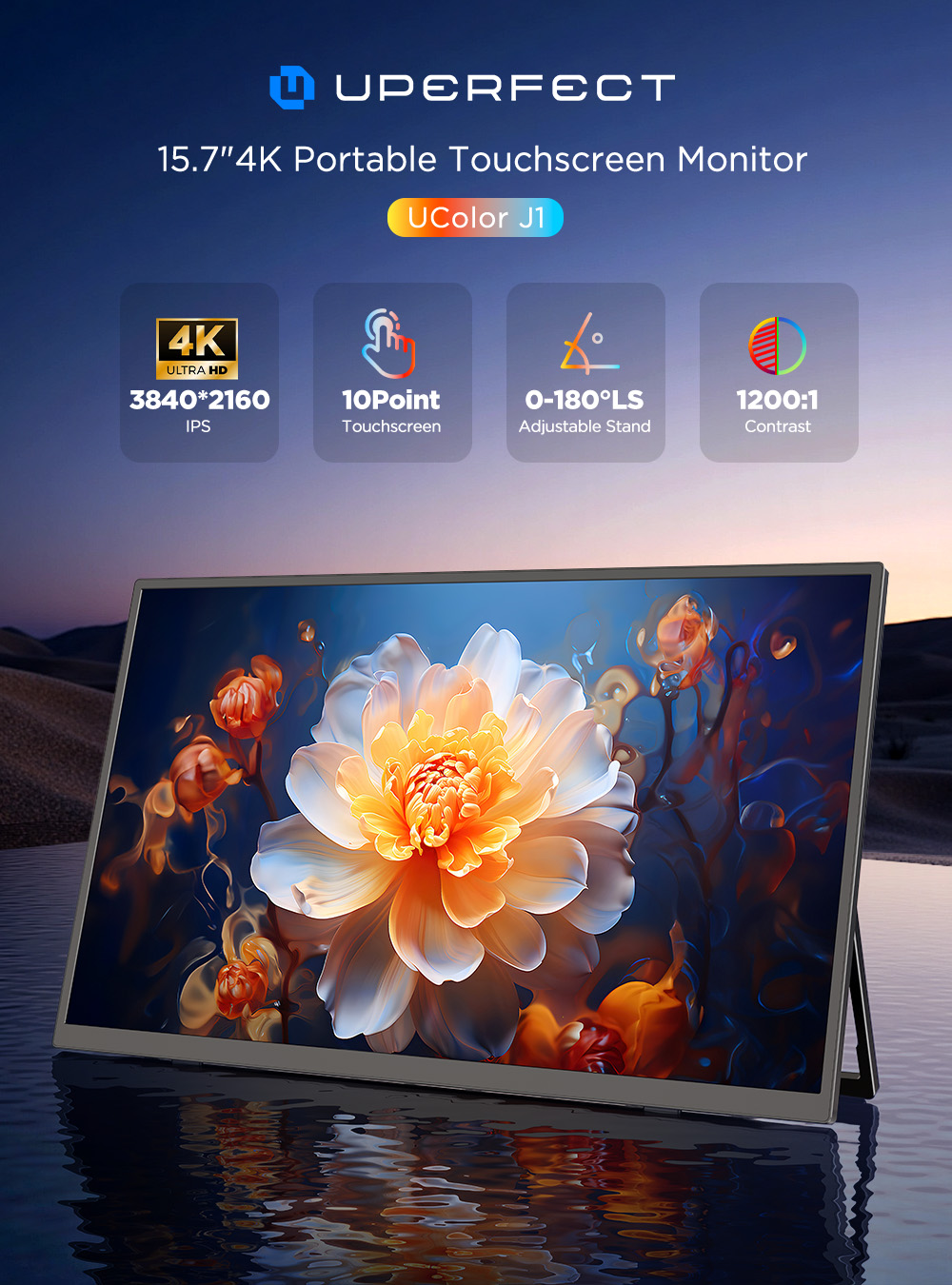 Écran tactile portable 4K UHD  - Pc Gaming Y60 avis et prix