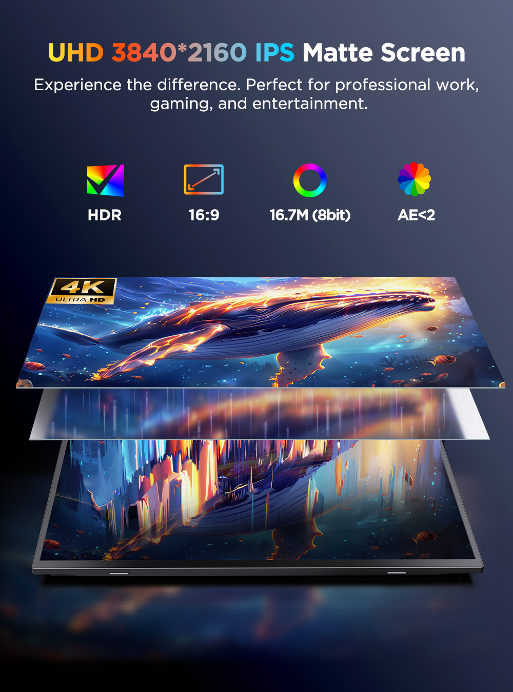 Écran tactile portable 4K UHD  - Pc Gaming Y60 avis et prix