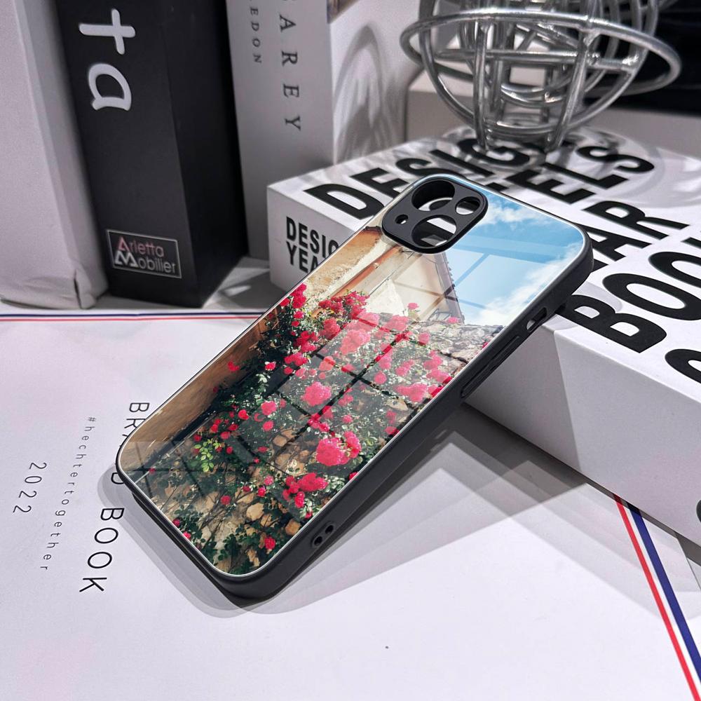 Coque de téléphone HD motif fl - Pc Case Tempered Glass avis et prix