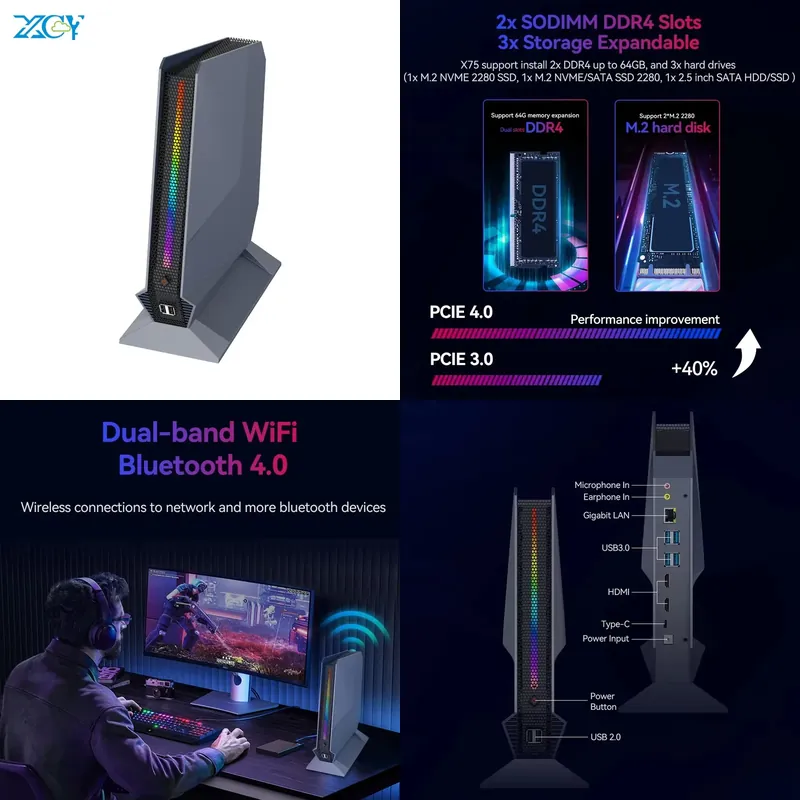 【CHIMU HOME】 Mini PC de jeu Co - Pc Gaming Rtx 4060 avis et prix
