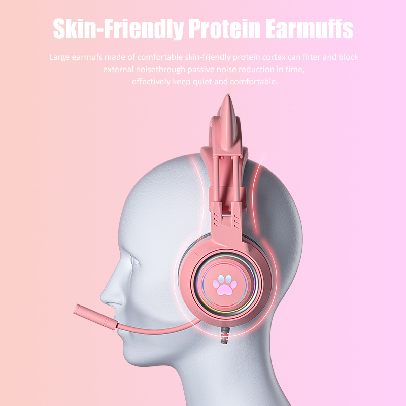 Casque de jeu d'oreille de cha - Pc Gaming Y Monitor avis et prix