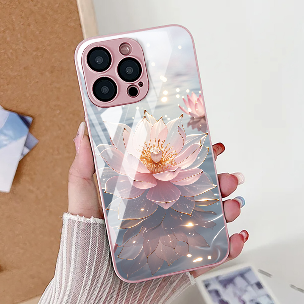 Coque de téléphone fleur de Lo - Pc Case Tempered Glass avis et prix