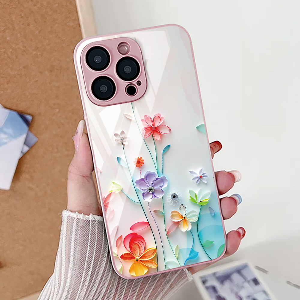 Coque de téléphone fleur de Lo - Pc Case Tempered Glass avis et prix