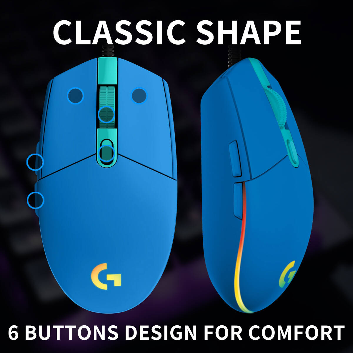 Souris de jeu filaire Logitech - Pc Gaming Entry Level avis et prix